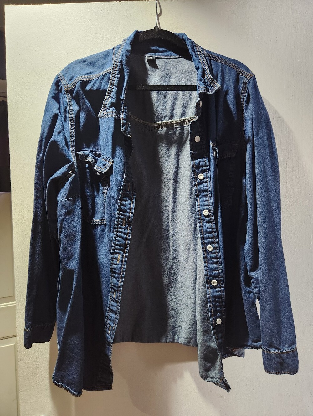 Shein Denim Button Down